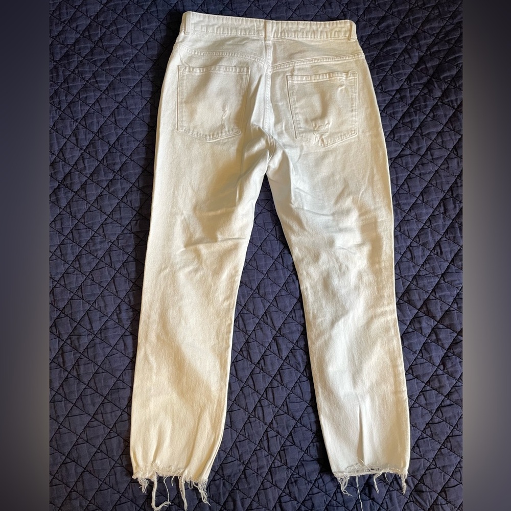 White Ripped Jeans - Picture 2 of 3
